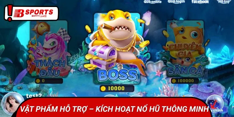 Vật phẩm hỗ trợ giúp ngư thủ nhận về bạt ngàn xu thưởng 