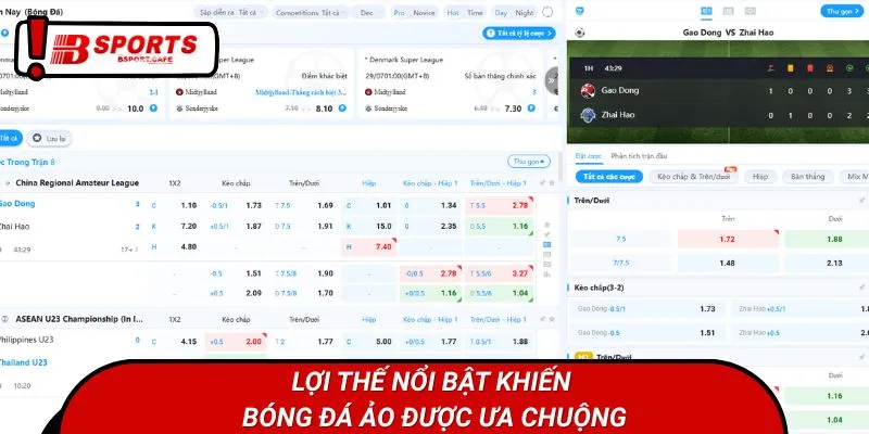 Lợi thế nổi bật khiến bóng đá ảo được ưa chuộng