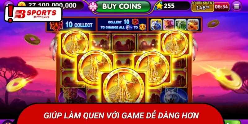 Khi chơi game nổ hũ tặng code, bạn sẽ làm quen dễ dàng hơn