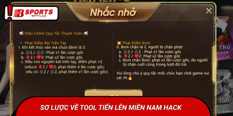 Sơ lược về tool tiến lên miền nam hack